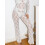(S, White) Γυναικεία κολάν με για streetwear 4