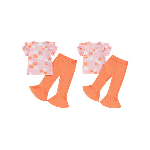 (6-12 Months, Orange) Σετ παντελονιών για παντελόνι καλοκαιρινό 1