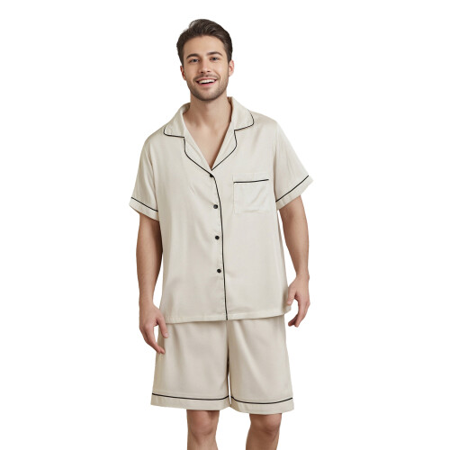(XXL, White Dad) Pigiama coordinato per a contrasto. 1
