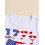 (4-5 Years, Gray) Conjunto de ropa y letras. 4