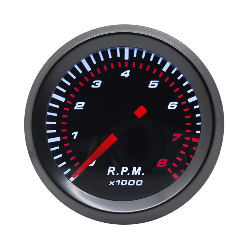 Στροφόμετρο Στροφόμετρο για αυτοκίνητο 8000RPM Gauge Στροφόμετρο Διάμετρος 55mm για 2