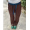 (XL, Brown) Γυναικείο παντελόνι με φαρδύ, άνοιξη-καλοκαίρι 4
