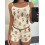 (S, Dark Brown) Conjunto de 2 para verano. 3