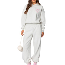 (S, Light Grey) Γυναικεία ρούχα 2 παντελόνι μονόχρωμο