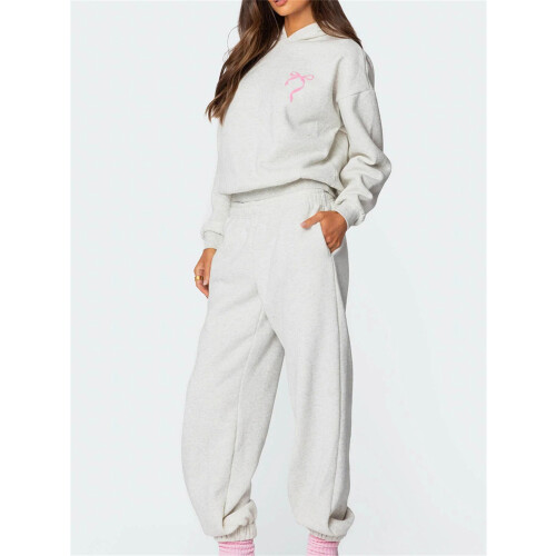 (M, Light Grey) Γυναικεία ρούχα 2 παντελόνι μονόχρωμο 2