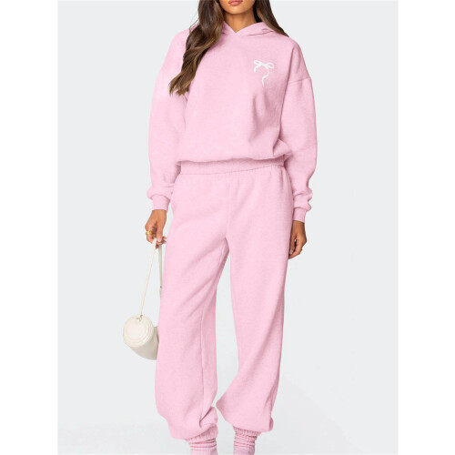 (S, Pink) Γυναικεία ρούχα 2 παντελόνι μονόχρωμο 1