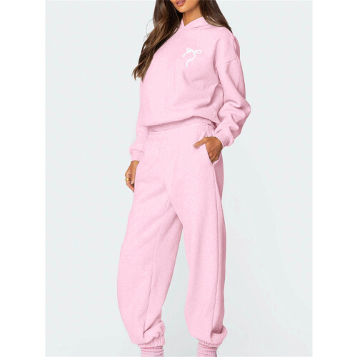 (XL, Pink) Γυναικεία ρούχα 2 παντελόνι μονόχρωμο 2