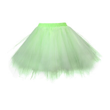 Dames tutu rok prinsessenrok met pofmouwen en onregelmatige kleuren rok met ondersteuning rockfestival rok club basic vrijetijdskleding voor