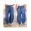 (S, Blue) Γυναικείο Παντελόνι Τζιν Μονόχρωμο Streetwear 2