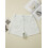 (M, White) Short en jean le streetwear. 3