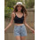 (XL, Light Blue) Short en jean le streetwear. 8