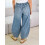 (L, Light Blue) Γυναικείο Παντελόνι Τζιν Μονόχρωμο Streetwear 4