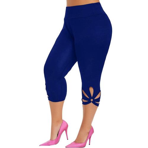 Καλοκαιρινά μεγάλα μεγέθη γυναικών Plus Size Capri Μόδα γυναικών Plus Size Μονόχρωμο 1