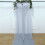 BalsaCircle5x14feet Dusty Blue Premium Chiffon Sheer Curtain Panel Backdrop Drape Wedding 6