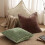 Housses de coussin en chenille 45 x 45 cm (lot de 2) 5