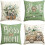 Housse de coussin style ferme en eucalyptus 20x20 1