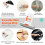 Mini self-squeezing sponge mop orange with 3 replaceable 6