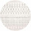 Moroccan Blythe Area Rug Grey 4 Feet Round 8