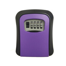 Mini Solid Color Key Box with Password Lock, Cat Eye Design, Metal Outdoor Wall-Mounted Anti-Theft Lock Box – Compatible with Home Indoor Security