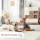 Moroccan Blythe Area Rug Grey 4 Feet Round 6