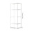 Freestanding Coat Rack with 2 Shelves, White or Black 4