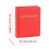 Pocket Banknote Album Red Double-Sided Clear Holders 2 Sizes 2