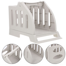 Sticker Roll Dispenser White Suitable for Most Desktop Printers Home Use