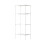 Freestanding Coat Rack with 2 Shelves, White or Black 3