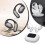 Bluetooth-Headset mit LCD-Vollfarb-Touchscreen, Ohrbügel, Lederoptik 4