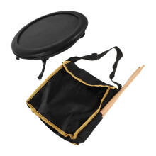 unbranded 1 Set Practice Drum Pad For Beginner Mute Drum Practice Pad Silent Drum Pad Portable Silent Drum Practice Pad Set For Beginner