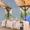 BalsaCircle5x14feet Dusty Blue Premium Chiffon Sheer Curtain Panel Backdrop Drape Wedding 5