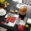 Abstracte placemats met kleurblokken, set van 4 4