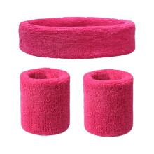 Sweatband Set 1 Headband And 2 Wristbands For Sports & More