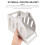 Sticker Roll Dispenser White Suitable for Most Desktop Printers Home Use 2