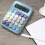 AuroraX Cute Desktop Calculator Office Basic Calculator,12 Digit Four Function Calculator with Large Mechanical Buttons and Display Teacher Supplies 3
