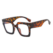Lunettes de soleil marron unisexe pour adultes, style carré rétro à branches larges, multicolores, idéales pour l'été.