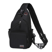 Jesenný výpredaj! Crossbody kabelka so zipsovým uzáverom, nastaviteľným popruhom, otvorom pre slúchadlá a sieťovanými vreckami –