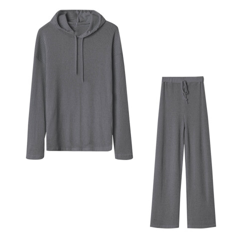 Womens2Piece Σύνολα, Γυναικεία Χειμερινά Σετ, Casual Μακρυμάνικο Μπλούζα με Στρογγυλή 1