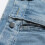 Himmelblå denimnederdel til kvinder, løs pasform, størrelse M 8