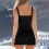 Μαγιό για γυναίκες Μαγιό Tankini Ολόσωμα μαγιό Vintage σετ μαγιό Tankini δύο τεμαχίων με push-up 5