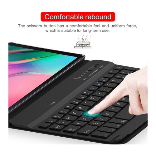 Capa com teclado Bluetooth retroiluminado para iPad Mini 4 e 5 2