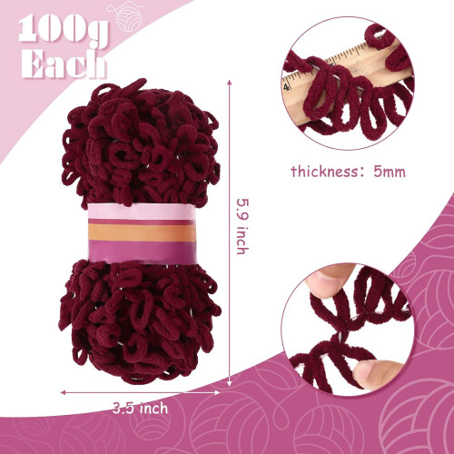 Ujjtakaró fonal Puffy Loop Soft Chunky3Rolls 1