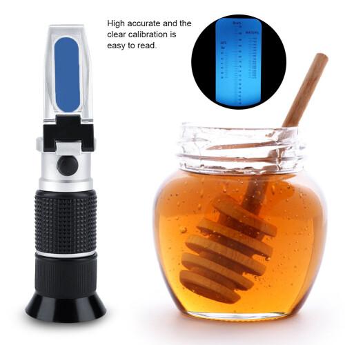 Professional Sugar Tester: Measures Honey, Brix Moisture, Easy Calibration ATC 2