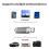 VALSEEL Biltilbehør Bluetooth5.3USB Interface Lydadapter Intelligent Støjreducerende Bluetooth-modtager 4