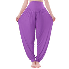 Dámské palazzo kalhoty, pytlovité hippie kalhoty s vysokým pasem, gypsy boho kalhoty, vysoké jógové plážové legíny, plus velikost,