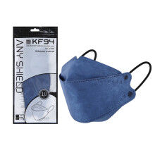 10Pcs Kn95 Face Masks,Efficient Filtration Face Masks,Comfortable Wear Surgical Masks,Blue