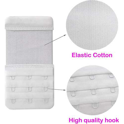Bra Extender 3 Hook,Stretchy Soft and Comfortable Bra Strap Extender 2