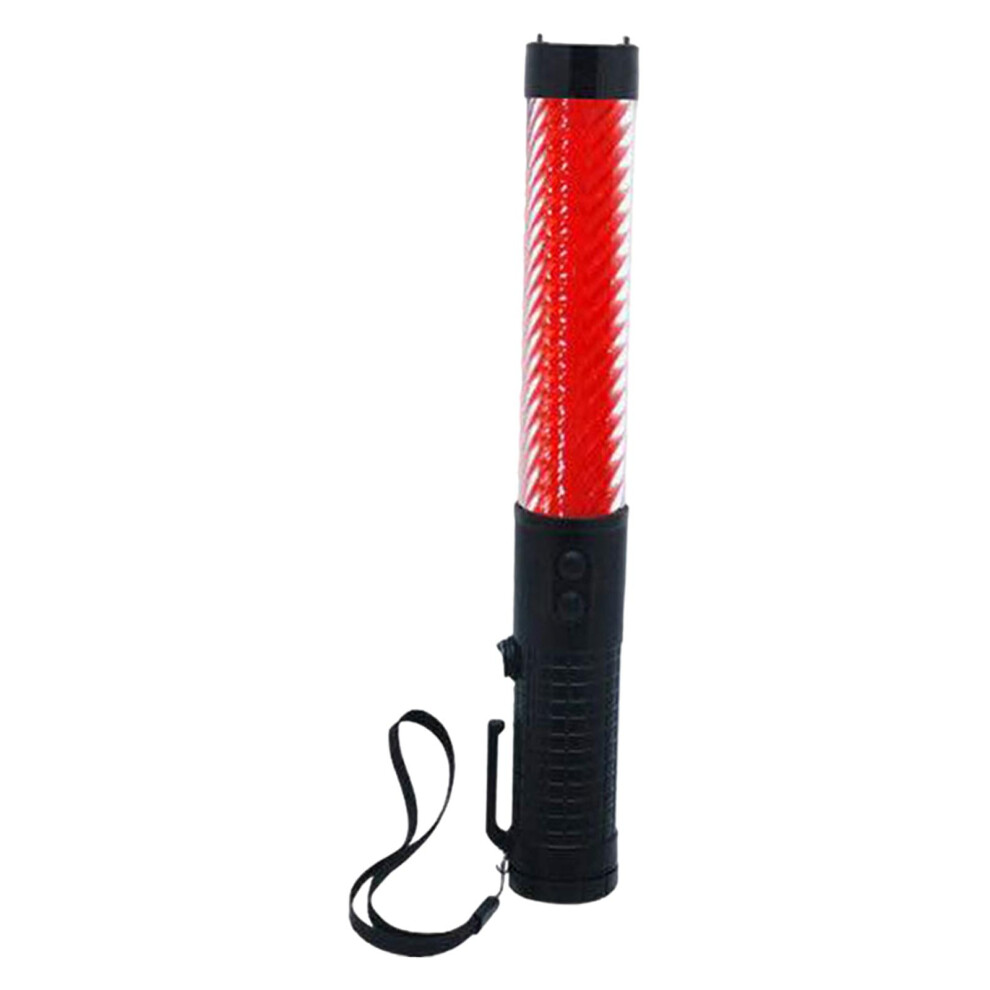 Sunnimix Rechargeable Traffic Control Stick 11.81" With Wrist Strap For Road Security Red 9557311780257