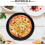 Bandeja de pizza de alumínio de 30 cm (12 polegadas) para micro-ondas e forno. 5