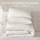 Witte boho kingsize dekbedset met getuft design 5